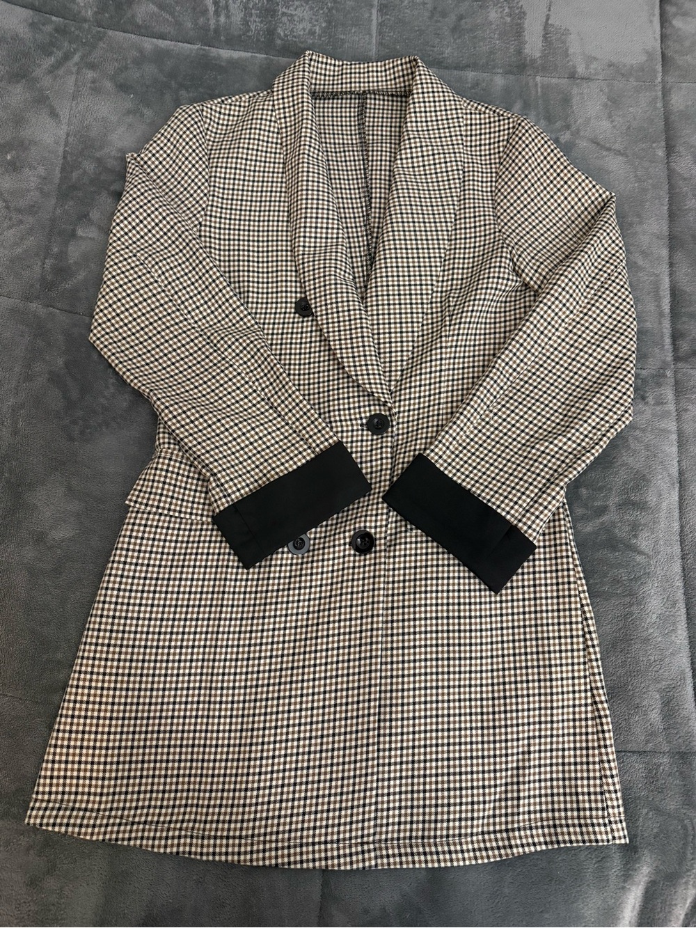 Checked Blazer